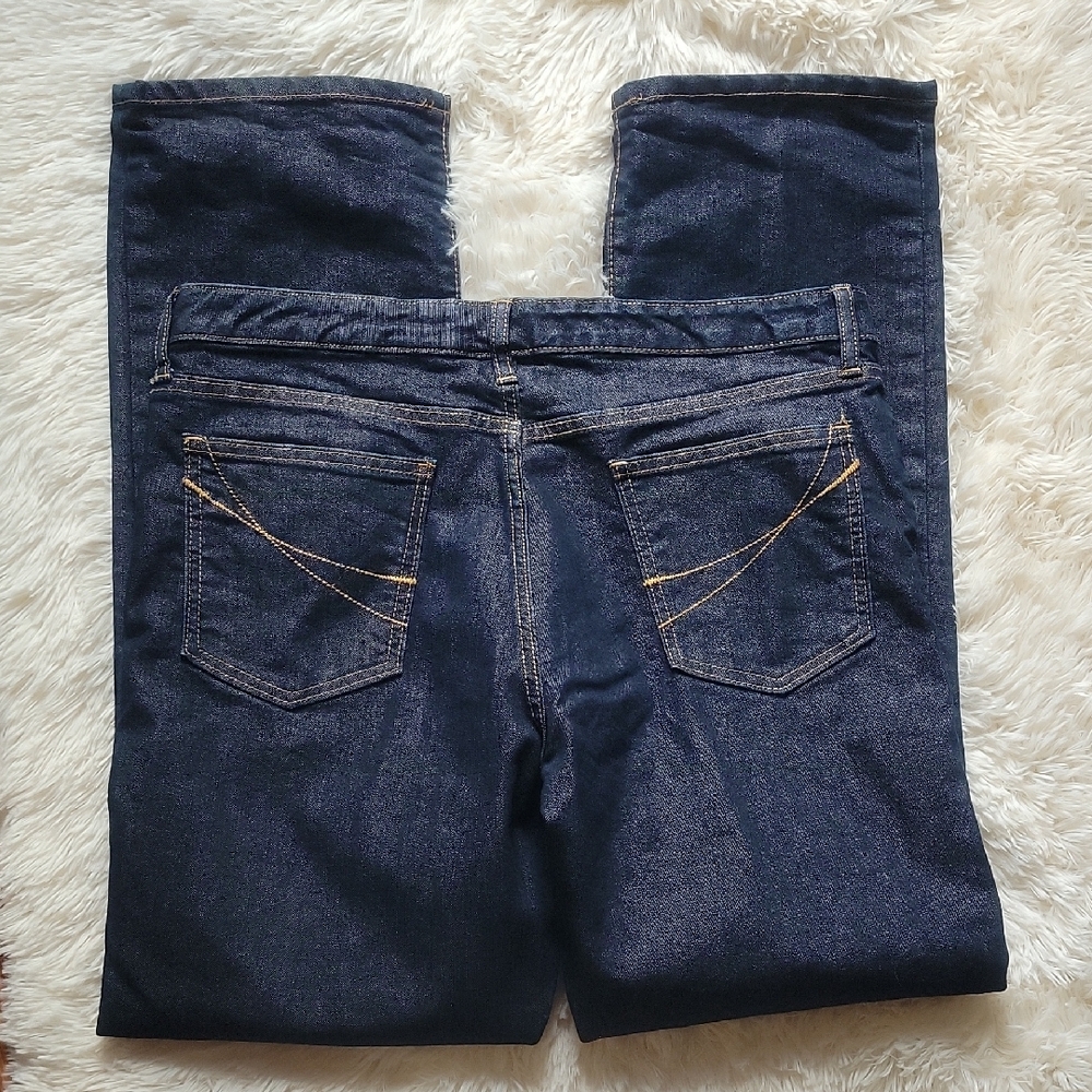 🍊 New GAP Women's Deep Indigo Straight Leg Jeans - Picture 4 of 4
